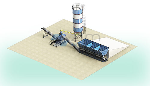 Стационарная бетоносмесительная установка - ZIM BS MAXI - ZIM ENGINEERING - компактная / автоматическая