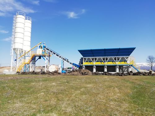 Компактная бетоносмесительная установка - C60-SNG LINE - PROMAX - стационарная