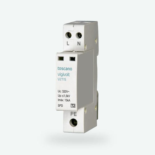 Молниеотвод тип 2 - Vigivolt V2T-15 - Toscano Linea Electronica - от переходного тока