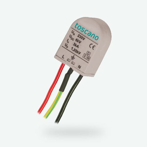 Молниеотвод тип 3 - Vigivolt V2T-5 - Toscano Linea Electronica - от переходного тока / с варистором / комбинированный