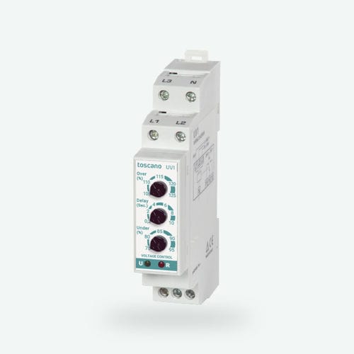 Реле для контроля напряжения - UV1 - Toscano Linea Electronica - фазы / на DIN-рейке