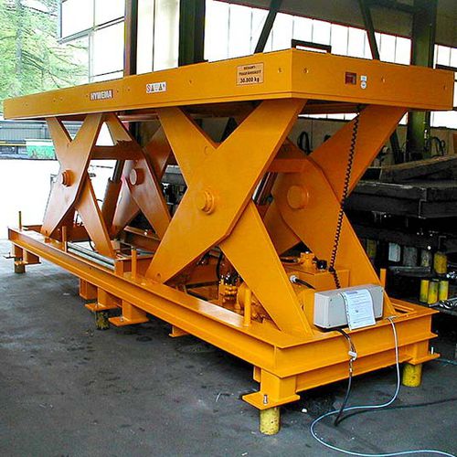Фиксированный ножничный подъемник - HYWEMA - Josef Schwahlen GmbH & Co.KG - электрический / для использования в промышленности