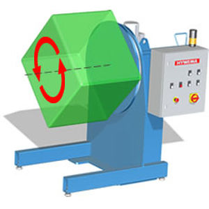 Универсальный роторный стол - DVMM series - HYWEMA - Josef Schwahlen GmbH & Co.KG - с двигателем / вертикальный