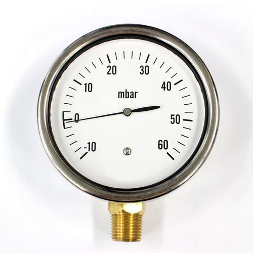 Аналоговый манометр - PG-100SS - Seasons Gauge Co., Ltd - резьбовой / из нержавеющей стали / мембранный