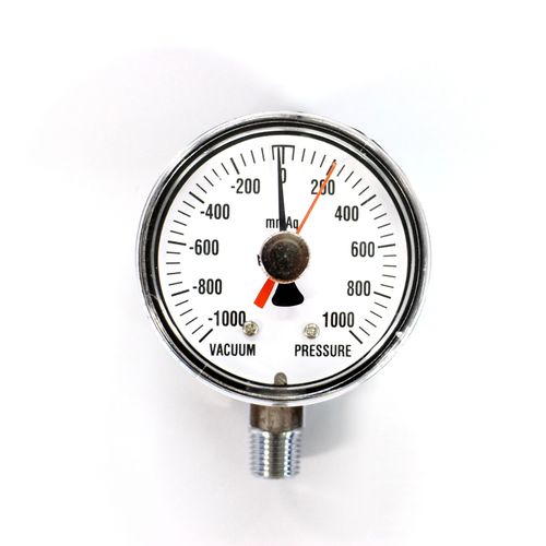 Манометр со шкалой - PG-63(-1K)-(+1K)mmAq-BL - Seasons Gauge Co., Ltd - резьбовой / мембранный / для процесса