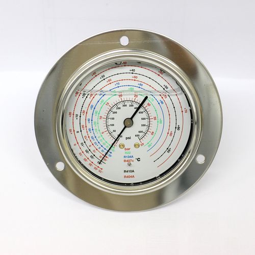 Аналоговый манометр - PGR-75-SS - Seasons Gauge Co., Ltd - из нержавеющей стали / из латуни / с жидкостной трубкой Бурдона