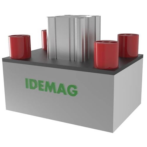 Штабелер и штабелеразгрузочная машина с контейнером - IDEMAG - шарнирный / для перерабатывающей промышленности / магнитный