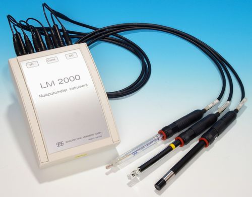 Прибор для измерения мультипараметры - LM 2000 - Sensortechnik Meinsberg GmbH - температуры / концентрация кислорода / ионной концентрации