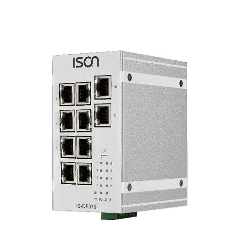 Неуправляемый коммутатор Ethernet - IS-DF310 series - ISON Technology Co., Ltd. - 10 портов / уровня 2 / на DIN-рейке