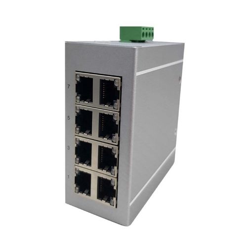 Неуправляемый коммутатор Ethernet - IS-DF208  - ISON Technology Co., Ltd. - 8 портов / уровня 2 / на DIN-рейке