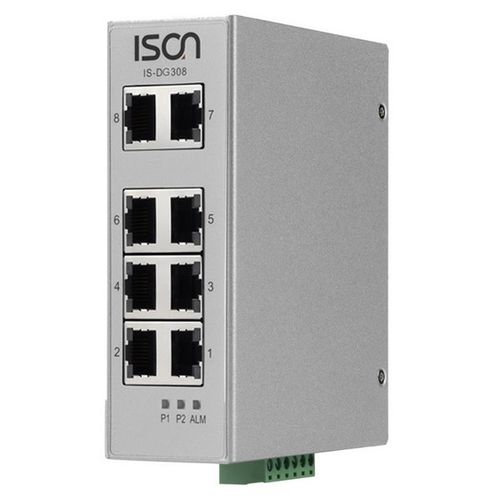 Неуправляемый коммутатор Ethernet - IS-DG308  - ISON Technology Co., Ltd. - 8 портов / уровня 2 / на DIN-рейке