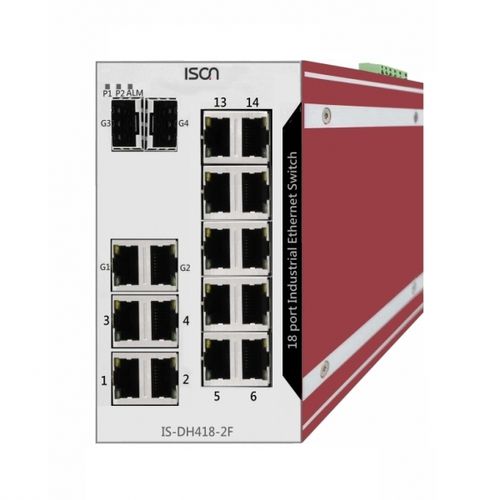 Управляемый коммутатор Ethernet - IS-DH418 series - ISON Technology Co., Ltd. - 18 портов / уровня 2 / на DIN-рейке