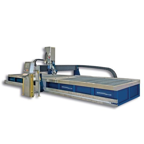 Станок для резки струей воды - TWIN 2D/3D - burkhardt-hensel - струей воды 3D / для пластиковых материалов / для камня