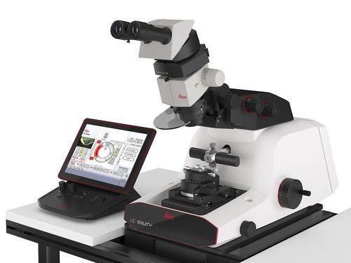 Автоматическая система подготовки образца - UC Enuity Ultramicrotome - Leica Microsystems GmbH - линейная / для производства тонких пленок / для SEM