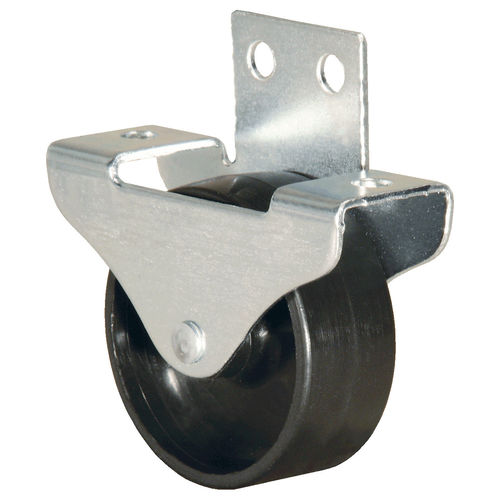 Неподвижный ролик - Bockrolle - KARWEG GmbH & Co. KG - с пластиной / из стали / из пластика
