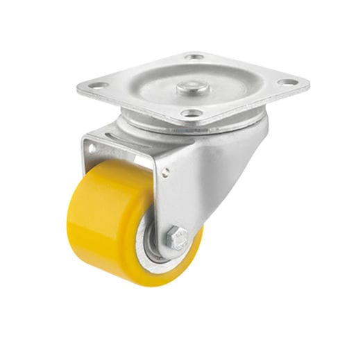Поворотный ролик - PU_K1 series - KARWEG GmbH & Co. KG - с пластиной / на шариковом подшипнике / сильные нагрузки