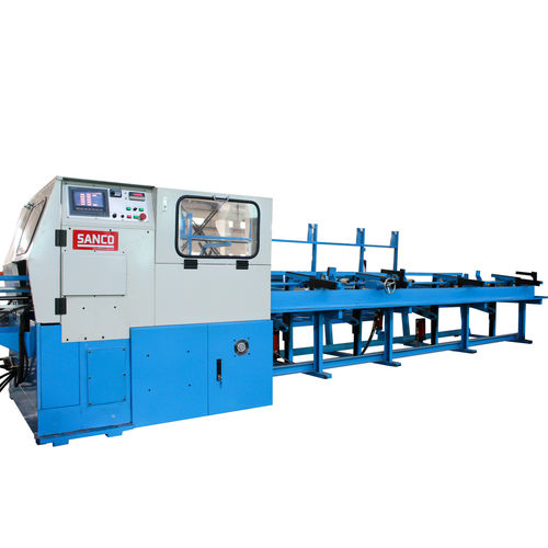 Станок для резки с вращающейся пластиной - CS-70 CNC-B - SANCO GROUP CO., LIMITED - для труб / для стержней / электрический