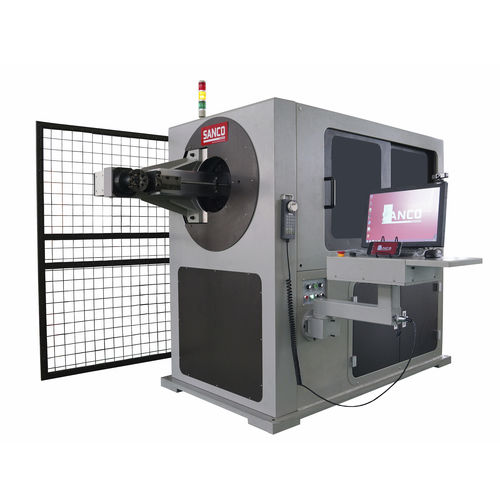 Электрический гибочный пресс - WB-12CNC-5A-3D - SANCO GROUP CO., LIMITED - для металлического провода / 5 осей / 3D