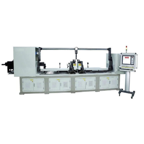 Электрический гибочный пресс - DWB-2.5CNC-20A-3D - SANCO GROUP CO., LIMITED - для металлического провода / с 3 приводными валками / ЧПУ