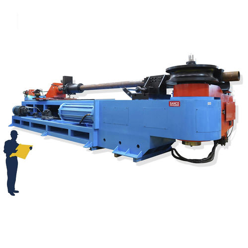 Электрогидравлический гибочный пресс - SB-219CNC-SR-H - SANCO GROUP CO., LIMITED - полностью электрический / для стальных труб / для труб выхлопных газов