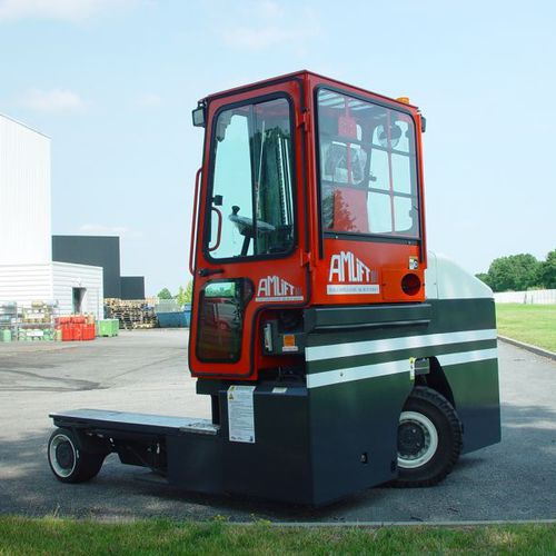 Электрическая боковая подъемная тележка - COMBI C3500EN-14 - AMLIFT - разнонаправленная / с цельнолитыми гибкими шинами