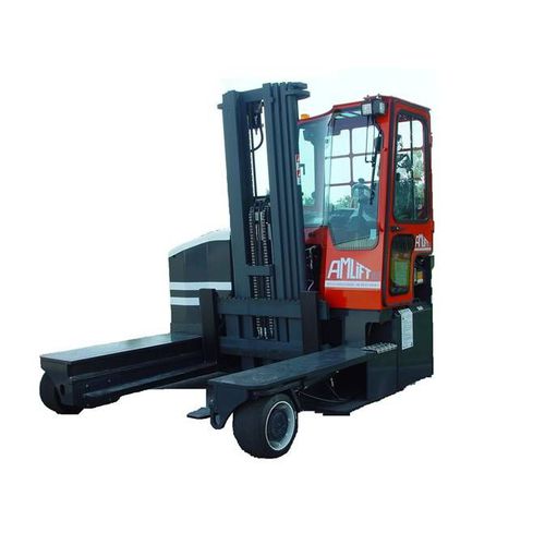 Электрическая боковая подъемная тележка - COMBI C4500EN-12 - AMLIFT - для узкого прохода / разнонаправленная / с цельнолитыми гибкими шинами