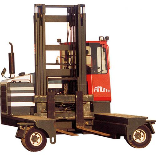 Боковая подъемная тележка СНГ - COMBI C6000-12 Diesel - AMLIFT - дизельная / разнонаправленная / с цельнолитыми гибкими шинами