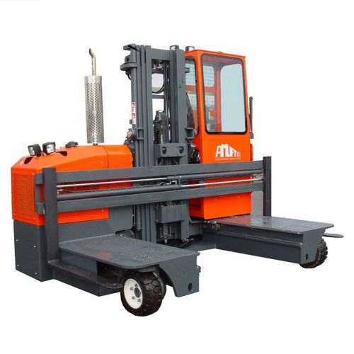 Боковая подъемная тележка с тепловым двигателем - COMBI CTST 4000-12 Diesel - AMLIFT - со «стоячим» водителем / разнонаправленная
