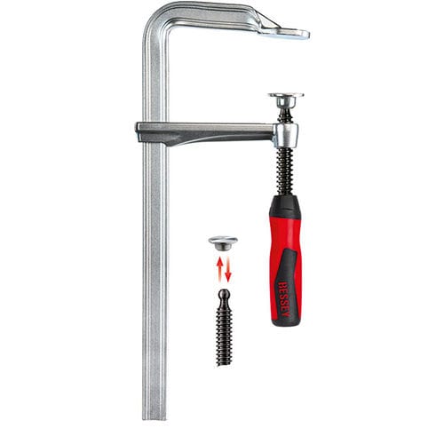 Струбцина с винтом - GZ-2K series - BESSEY Tool GmbH & Co. KG - из стали