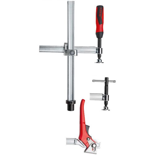 Струбцина с винтом - TWV series - BESSEY Tool GmbH & Co. KG - с рычагом / для обработки дерева / переменная