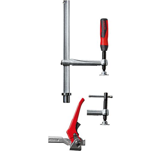 Струбцина с винтом - TW series - BESSEY Tool GmbH & Co. KG - с рычагом / для обработки дерева / настольная