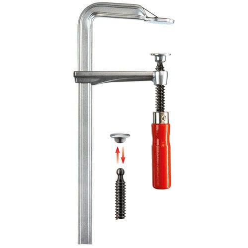 Струбцина с винтом - GZ series - BESSEY Tool GmbH & Co. KG - из стали