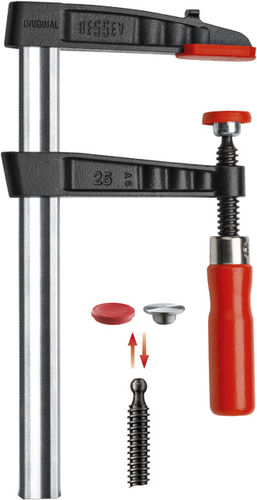 Струбцина с винтом - TG series - BESSEY Tool GmbH & Co. KG - отливка из ковкого чугуна