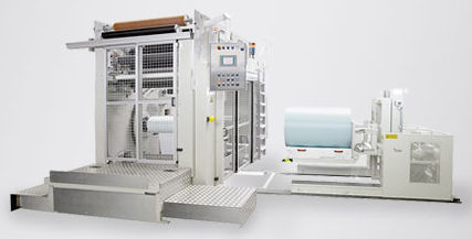 Устройство для разматывания для пластиковой пленки - ZWA - Bäumer GmbH converting machines - автоматическое / компактное / прочное