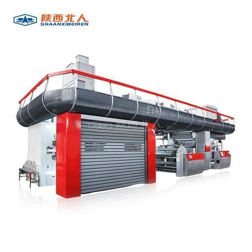 Линейный флексографическая печатная машина - 111 - Shaanxi Beiren Printing Machinery Co.,Ltd - 8-цветный / для пластиковой пленки / для бумаги