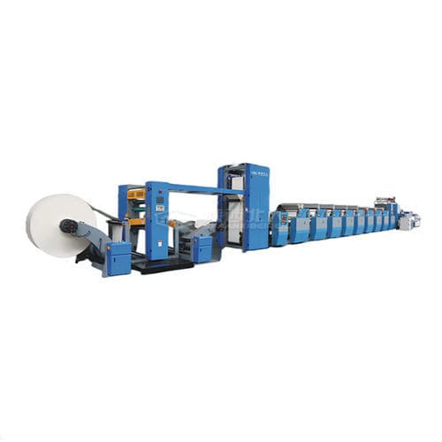 Печатный станок для пластиковой пленки - Shaanxi Beiren Printing Machinery Co.,Ltd - для этикеток / для картона / для упаковки