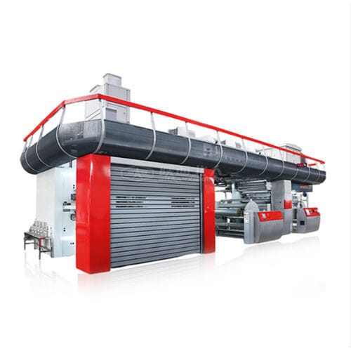 Линейный флексографическая печатная машина - Shaanxi Beiren Printing Machinery Co.,Ltd - 8-цветный / для пластиковой пленки / для этикеток