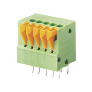Клеммная колодка на пружине - WJ141V-2.54 - Cixi Wanjie Electronic Co., Ltd. - для печатной платы / стандартная / IEC