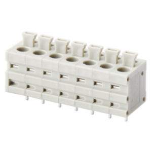 Клеммная колодка на пружине - WJ211V-5.0 - Cixi Wanjie Electronic Co., Ltd. - для печатной платы / стандартная / IEC