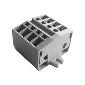 Клеммная колодка на DIN-рейке - GWSN2.5 - Cixi Wanjie Electronic Co., Ltd. - с пружинным соединением / IEC
