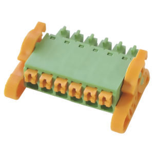 Вставная клеммная колодка - WJ15KVGB-3.5/3.81 - Cixi Wanjie Electronic Co., Ltd. - для печатной платы / на пружине / вставная