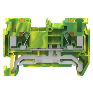 Клеммная колодка на DIN-рейке - GUV2.5-102-PE - Cixi Wanjie Electronic Co., Ltd. - вставная / заземления / IEC