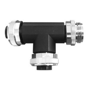 Круговой соединитель - M87-A**-ST0-MF2-BTF - Cixi Wanjie Electronic Co., Ltd. - для передачи данных / Т-образный / наружная резьба-внутренняя резьба