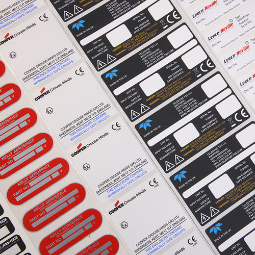 Этикетка с теплопередачей - Solvent and Chemical Resistant Labels - CILS International - набивная / печатная / герметичная