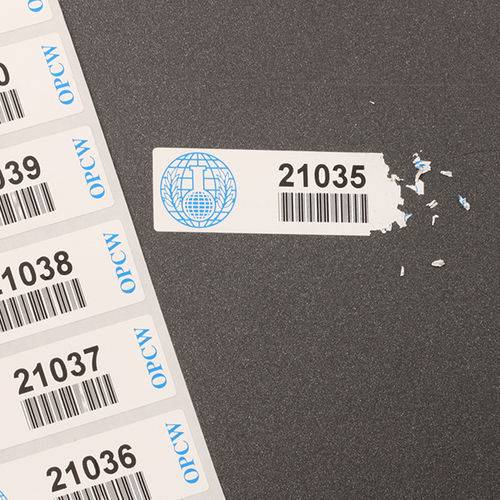 Этикетка с теплопередачей - Security Labels - CILS International - печатная / для обеспечения безопасности / устройство защиты от краж