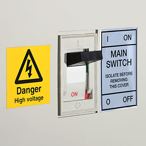 Этикетка для идентификации - Hazard and Safety Instruction Labels - CILS International - с теплопередачей / печатная / из полиэстера