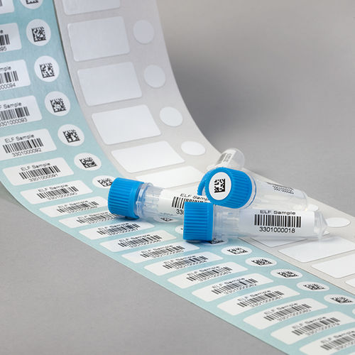 Этикетка для идентификации - Cap and Tube Labels - CILS International - с теплопередачей / печатная / штрих-код