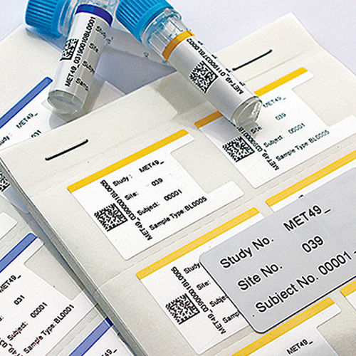Этикетка для идентификации - Clinical Trial Logistics Labels - CILS International - набивная / печатная / из полиэстера