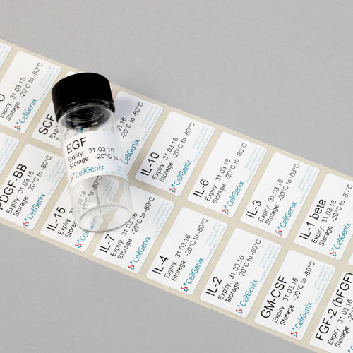 Этикетка для идентификации - Freezer and Cryogenic Labels - CILS International - с теплопередачей / набивная / печатная