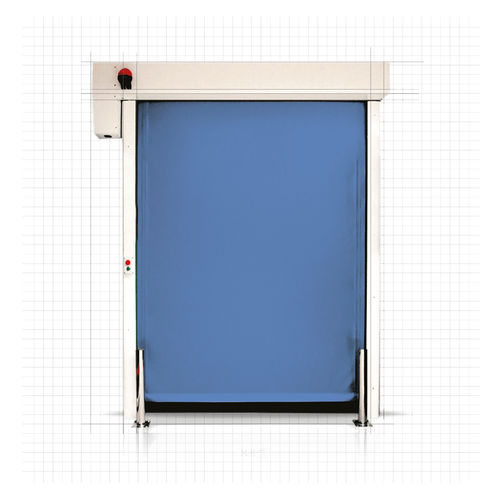 Рулонный ворота - FlexiRun® Cold 2 - IPR ITALIA SRL - из стали / из ткани / для использования в помещениях